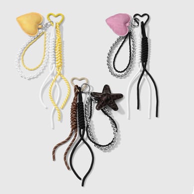 1 pieza de dije para bolso con estampado de leopardo y corazón en colores variados h5 Imagen4