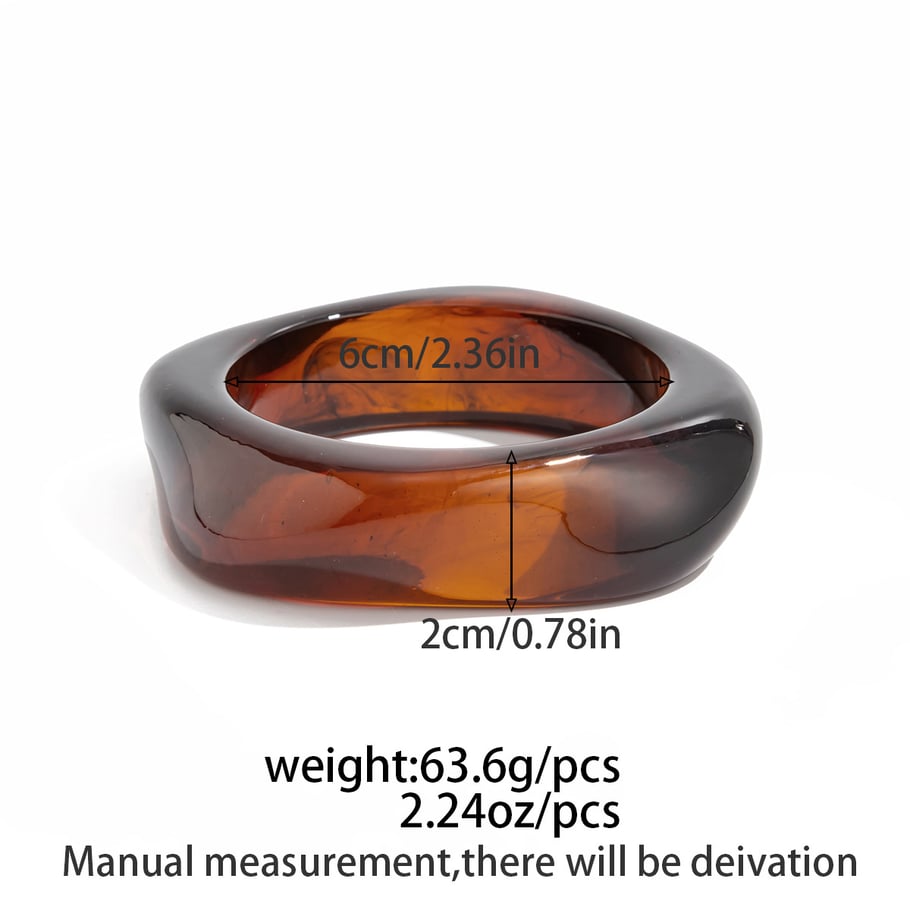 1 brazalete retro de forma irregular Imagen2