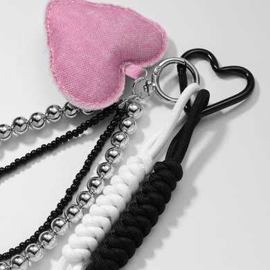 1 pieza de dije para bolso con estampado de leopardo y corazón en colores variados h5 Imagen7