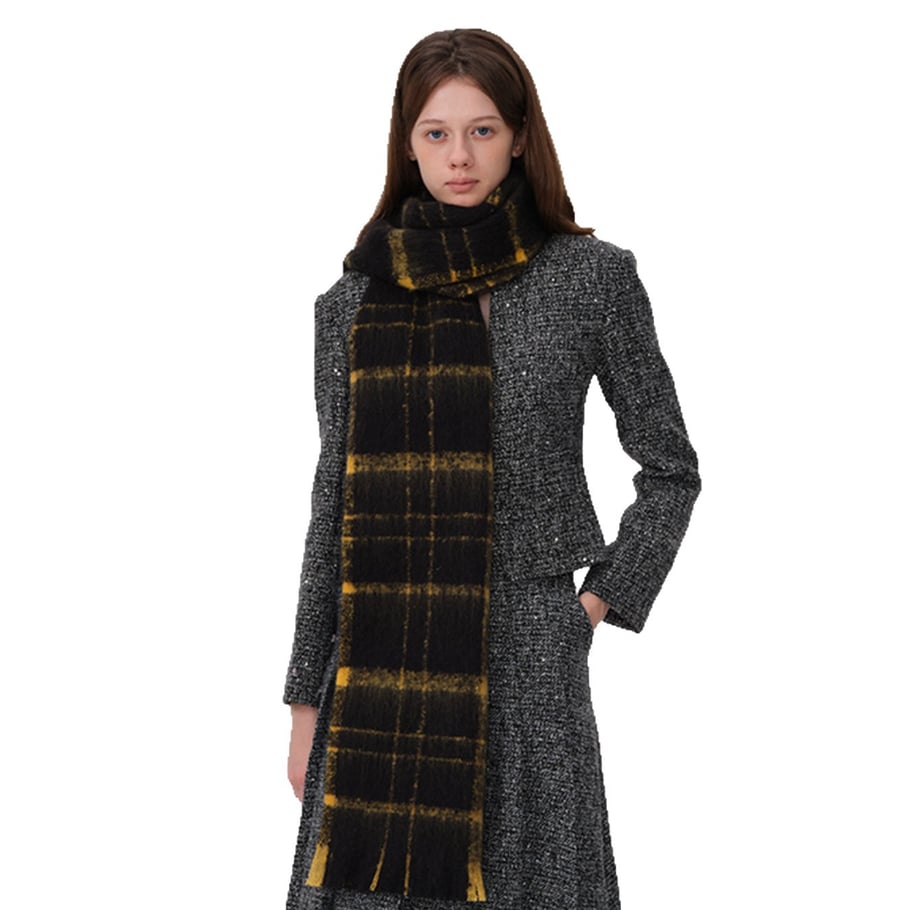 1 Piece Cozy Daily Plaid Polyester Women's Winter Scarves Picture4