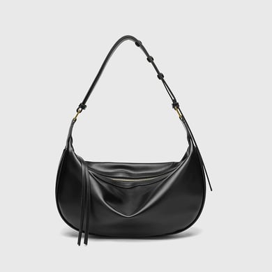 Sac à bandoulière classique en PU de couleur unie pour femme, 1 pièce h5 Image4
