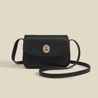 Sac à bandoulière rectangulaire en PU pour femme, 1 pièce h5 