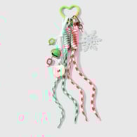 1 multi-color bell snowflake keychain Picture3