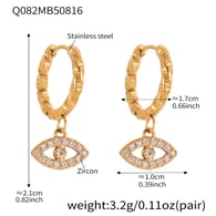Q082-Golden earrings Picture4