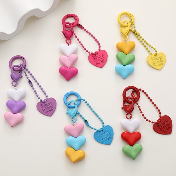1 Piece Sweet Heart Acrylic Keychain 2