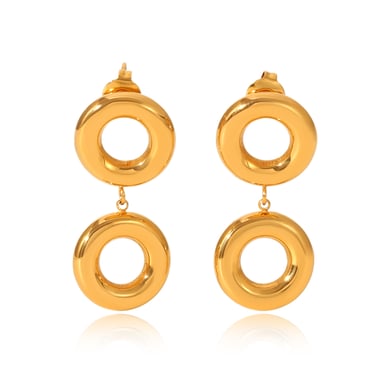 1 paire de boucles d&#39;oreilles pendantes en acier inoxydable de couleurs mélangées h5 