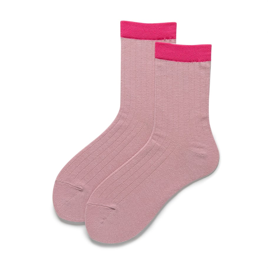 1 Pair Simple Cotton Women's Mid-Calf Socks 
