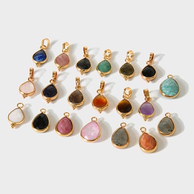 1 Piece Simple Daily Droplet Natural Stones  Natural Stone Women's Pendants h5 Picture4