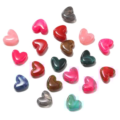 1 Bag of DIY Mini Heart Acrylic Jewelry Beads h5 Picture3