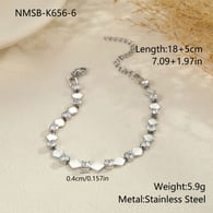 NMSB-K656-6 Steel Color Diamond White Diamond Picture6