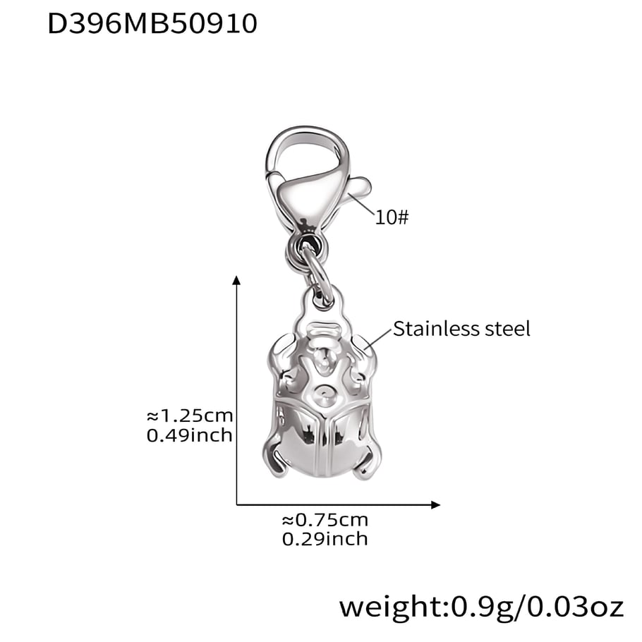 1 Piece Luxurious Flower&Bee Stainless Steel Gold Color Women's Pendant Necklaces