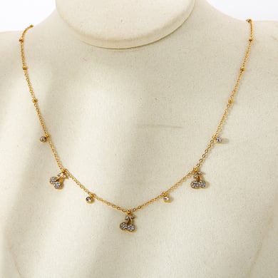 1 Piece Luxurious  Elegant Fruit Stainless Steel  Women's Pendant Necklaces h5 Picture4