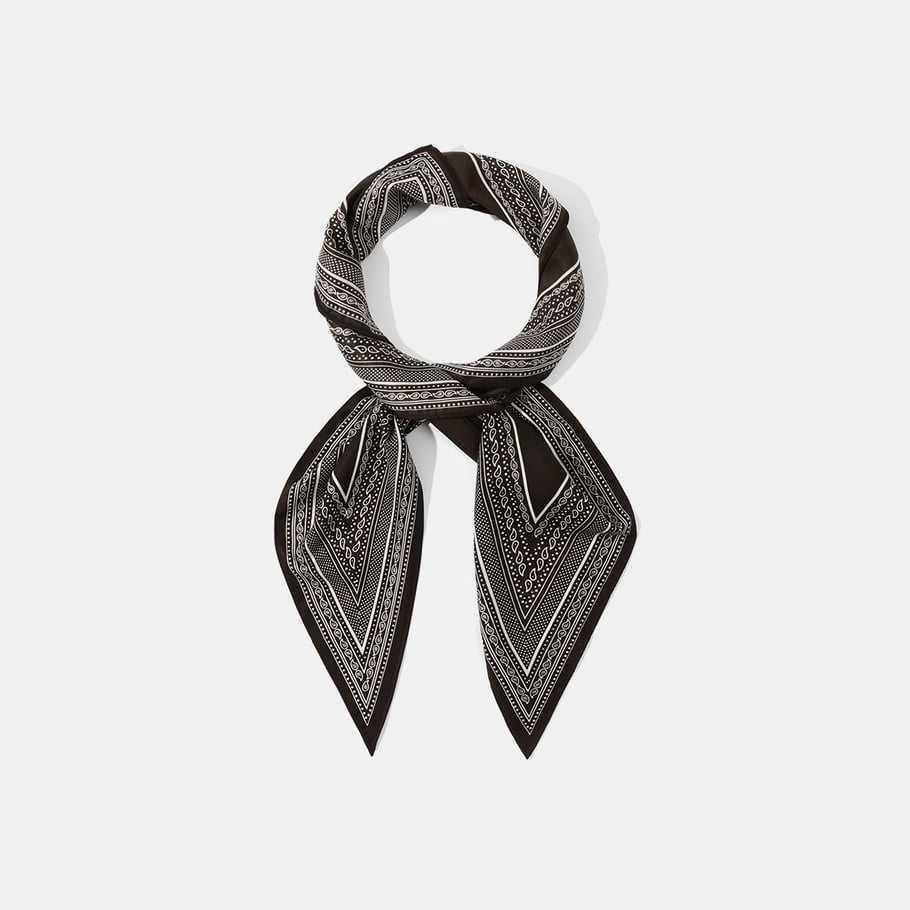 1 pièce simple foulard d&#39;été en rayonne à fleurs de cajou pour femme 