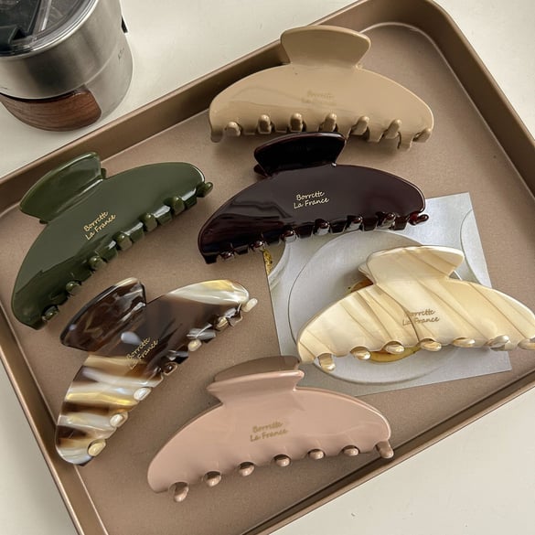 1 Piece Simple Series Casual Gradient Color Acetate Women's Hair Claws