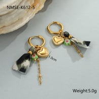NMSE-K612-5 Pendientes de corazón Imagen5