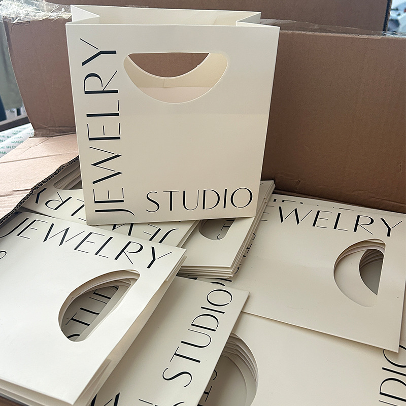 1 Piece Jewelry Paper Shopping Bag Picture2