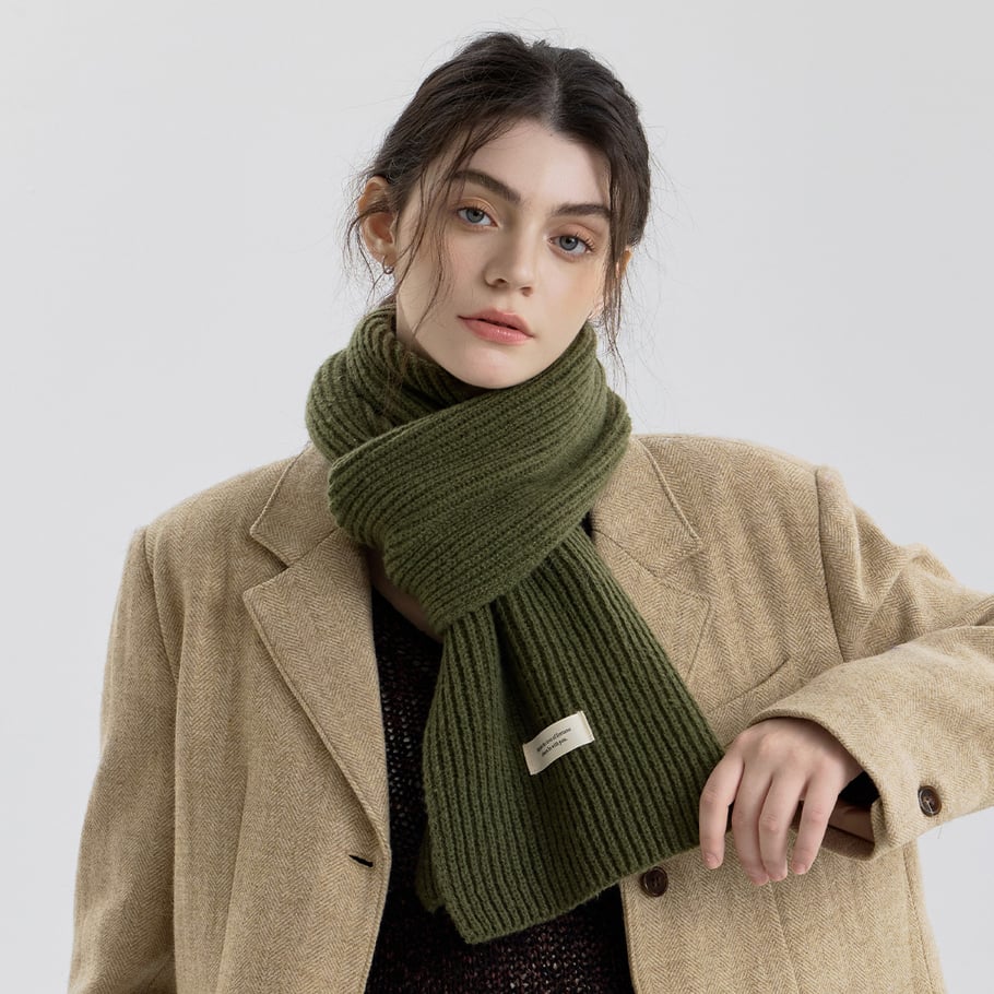 1 écharpe d&#39;hiver moderne en polyester pour femme Image2