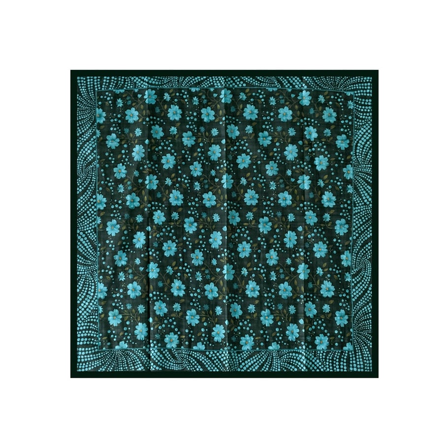 1 écharpe d&#39;été tendance en polyester à pois pour femme 