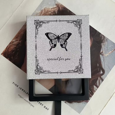 Butterfly Paper Jewelry Box Customized Logos Available h5 