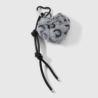 1 gray heart keychain Picture2