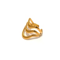 Gold color/One size/Ring style 1 