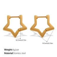 EH1235G gold earrings 