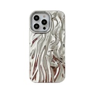 Üç boyutlu kıvrımlar gümüş kaplama/iPhone17pro Resim3