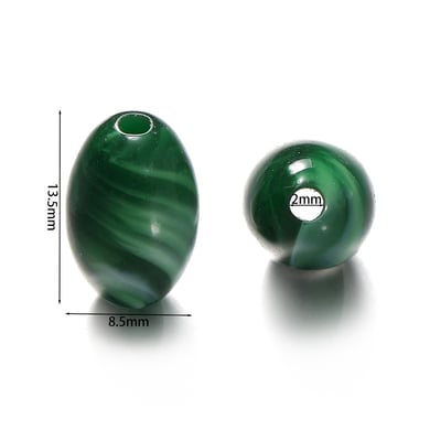 1 Bag of DIY Oval Acrylic Jewelry Beads h5 Picture4