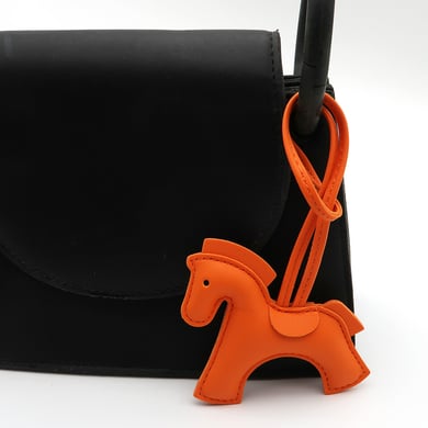 1 Piece Cute Horse PU Bag Charm h5 Picture4