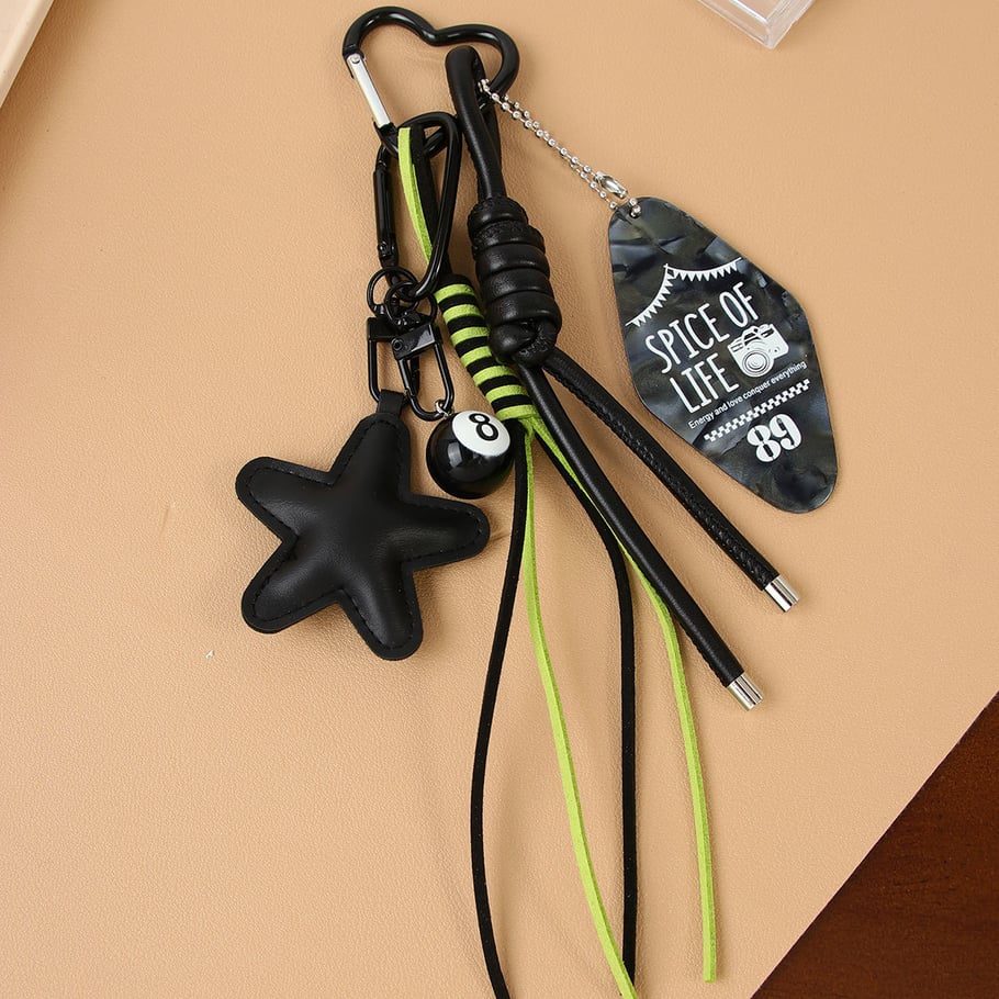 1 Piece Simple Series Casual Twist Star PU Women's Bag Charms 