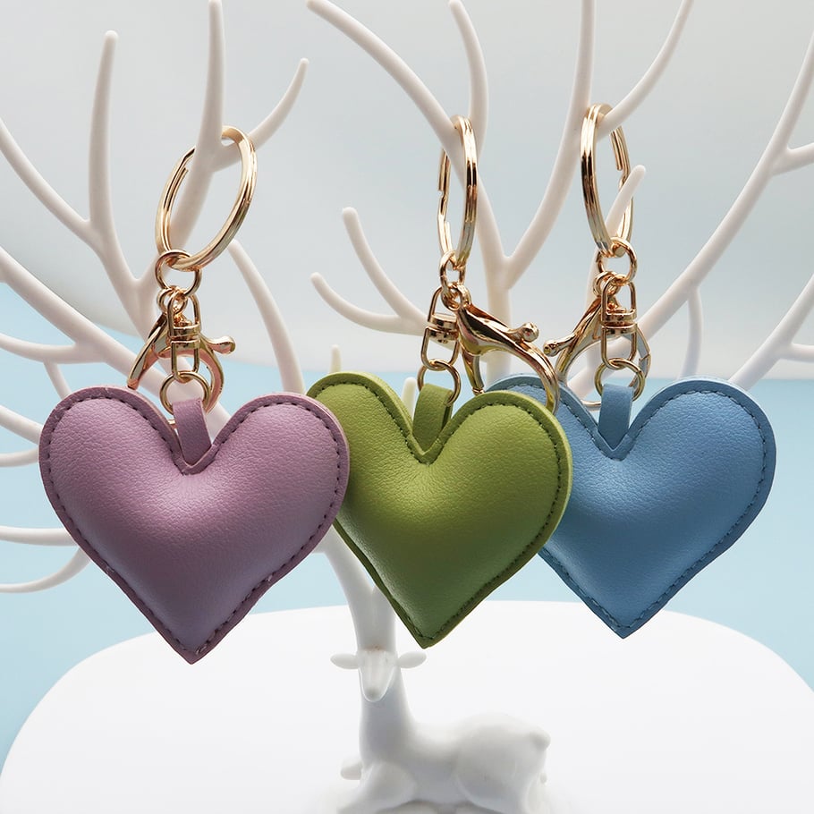 1 Piece Heart PU Bag Charm h5Picture2