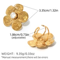 Goldfarbe/Einheitsgröße/Ringstil 2 