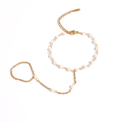 1 Stück einfache Retro-Blumenblattpflanze Edelstahl Damenschmuck-Sets h5 