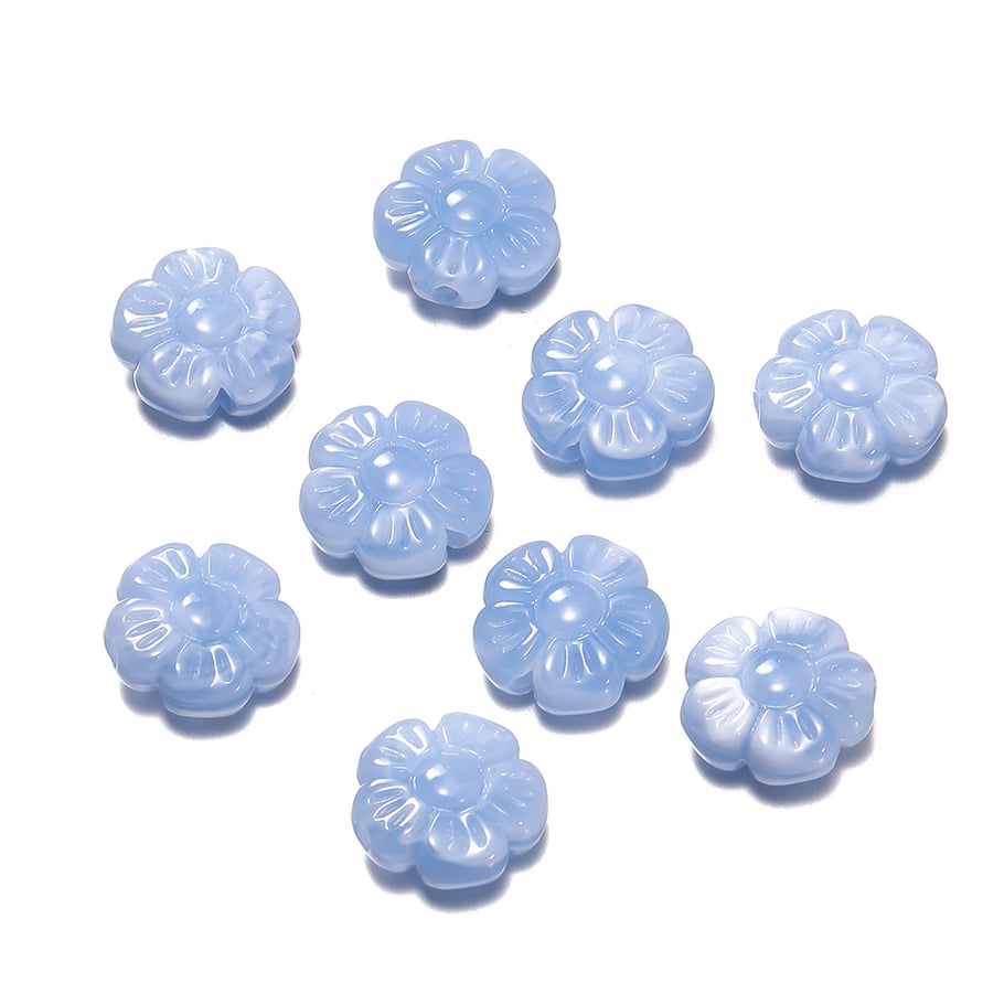 1 Bag of Sweet Flower Acrylic Jewelry Beads