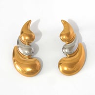 Gold and silver color/One size 