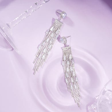 1 Pair Festive Series Tassel Dangle Earrings h5 Picture2