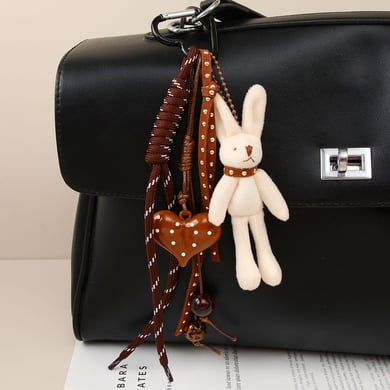 1 Stück Simple Series Cute Bunny Damen Taschenanhänger h5 Bild3