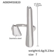 A080-Steel Geometric Ring/No.7 Picture2