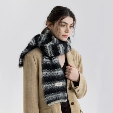 1 écharpe d&#39;hiver charmante en polyester pour femme h5 Image2
