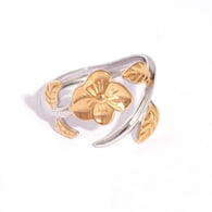 Goldfarbe/Einheitsgröße/Ringstil 2 Bild3