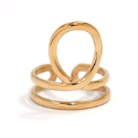 Goldfarbe/Einheitsgröße/Ringstil 1 