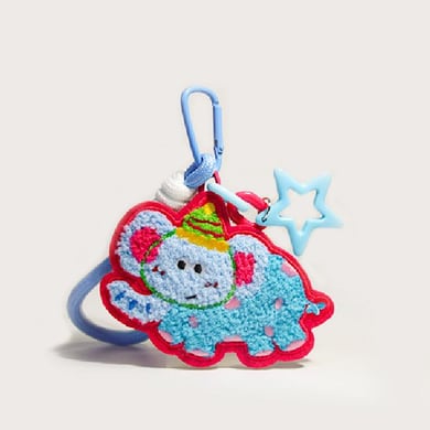 1 pieza de adornos románticos para bolsos de mujer de fibra de poliéster con forma de cachorro h5 Imagen2