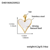 D401-Golden Heart Pendant Picture5