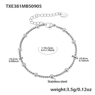 TXE381-Pulsera de acero 16+5cm Imagen8