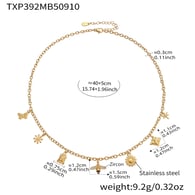 TXP392-Gold DIY Necklace 40+5cm Picture13