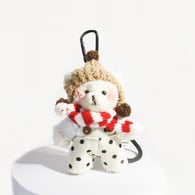 Mono con bufanda y lunares - Oso Beige Imagen4