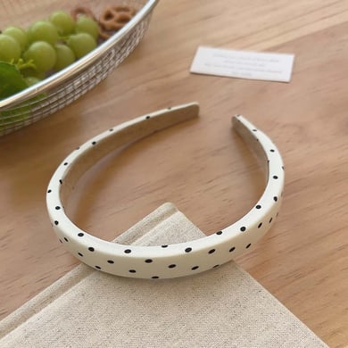 1 Piece Simple  Sweet Plaid Polka Dots  Women's Hair Bands h5 