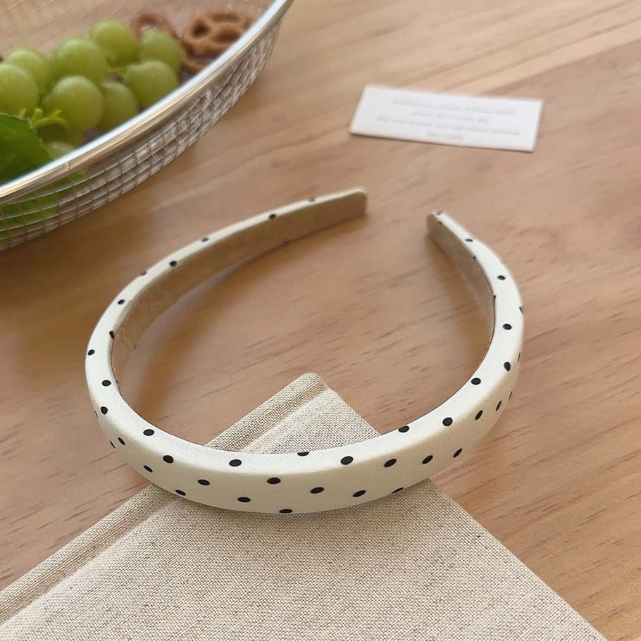 1 Piece Simple  Sweet Plaid Polka Dots  Women's Hair Bands 