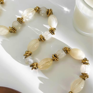 Collana con perline in resina retrò da 1 pezzo h5 Immagine4