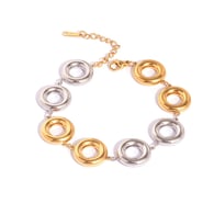Gold- und Silberfarbe/Einheitsgröße/Armbandstil 4 Bild4